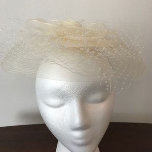 Women's Church Headpiece Hat Light Yellow